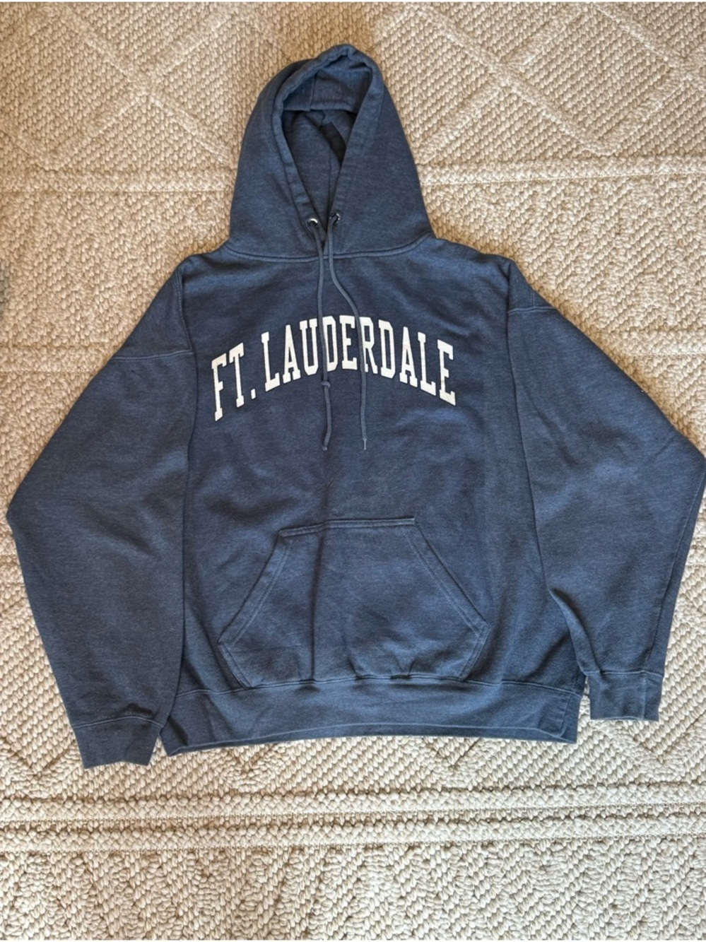 Navy Blue FT. LAUDERDALE Pullover Hoodie